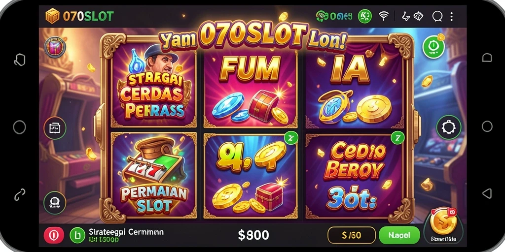 Screenshot utama gameplay 070SLOT menunjukkan pengalaman bermain yang seru dan strategis.