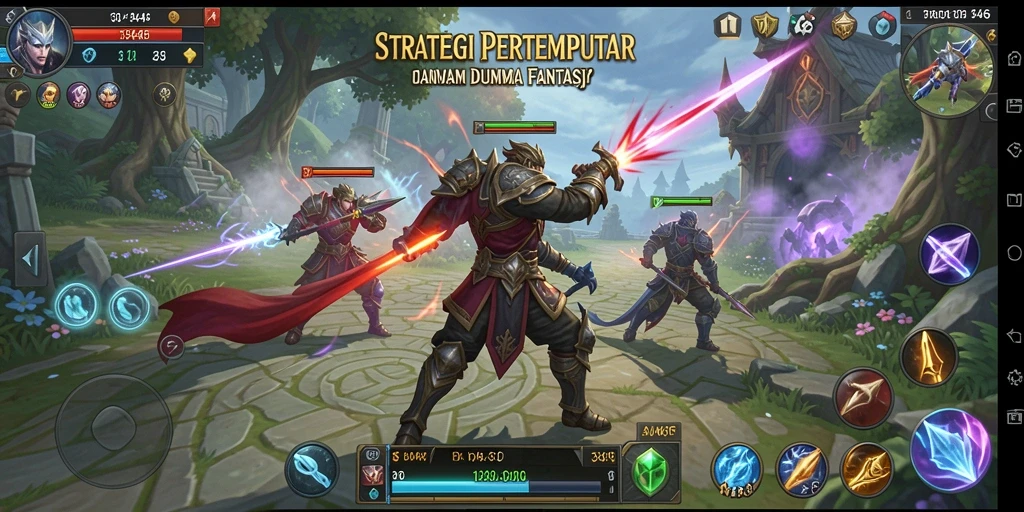 Tampilan gameplay menarik dengan elemen strategis yang mendalam.