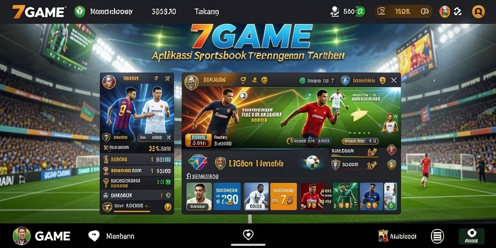 Tampilan menarik dari gameplay taruhan di 7GAME.