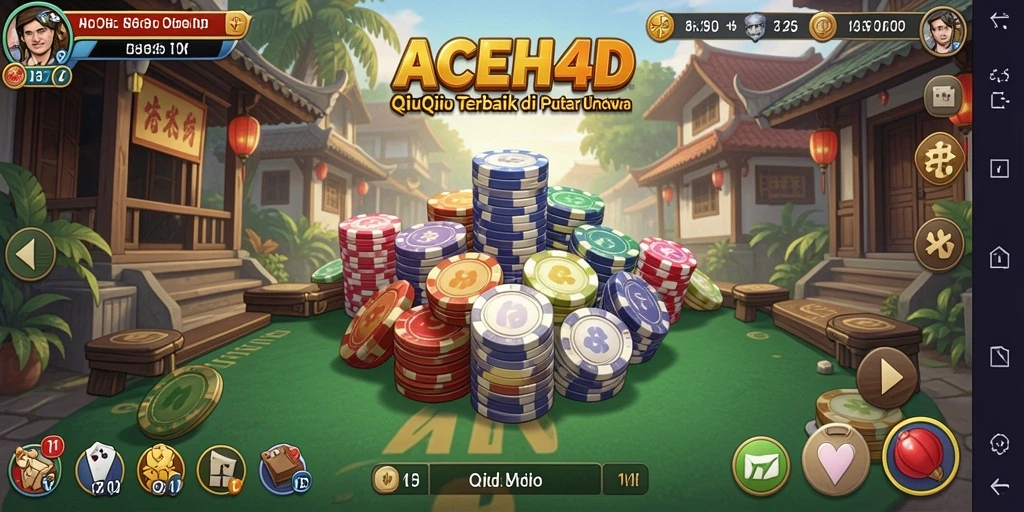 Gambaran gameplay QiuQiu yang seru di ACEH4D.