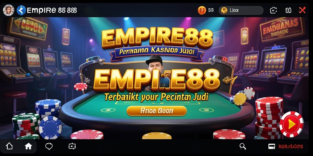 Tampilan gameplay seru di EMPIRE88 dengan fitur kasino yang mengesankan.