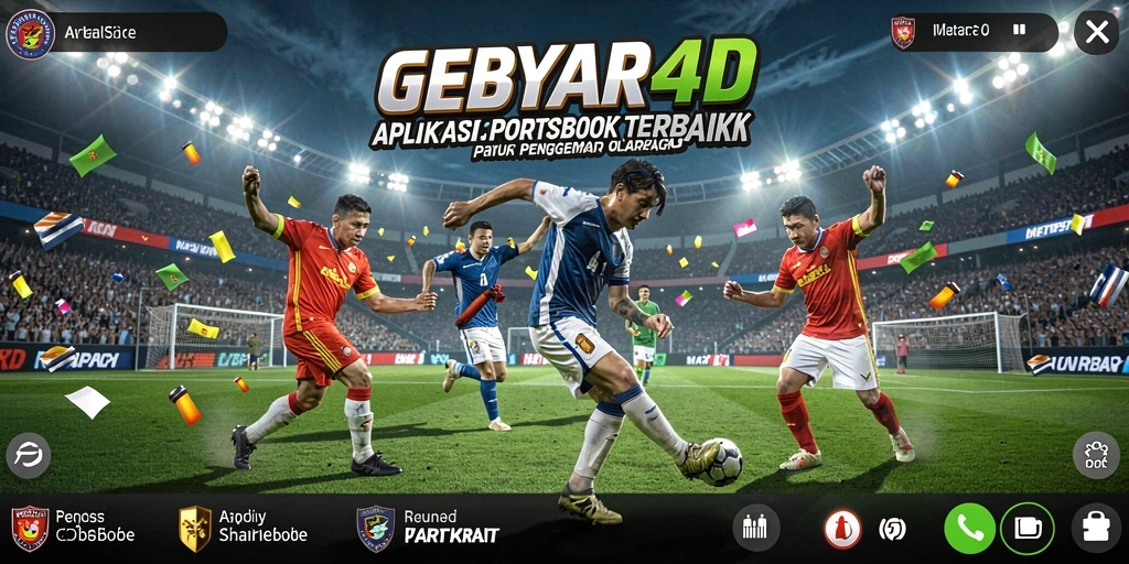 Tampilan gameplay menarik dari aplikasi Sportsbook GEBYAR4D.