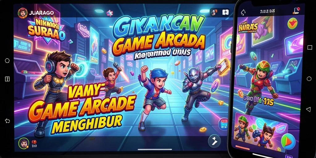 Tampilan menarik dari gameplay JUARAGO yang penuh aksi