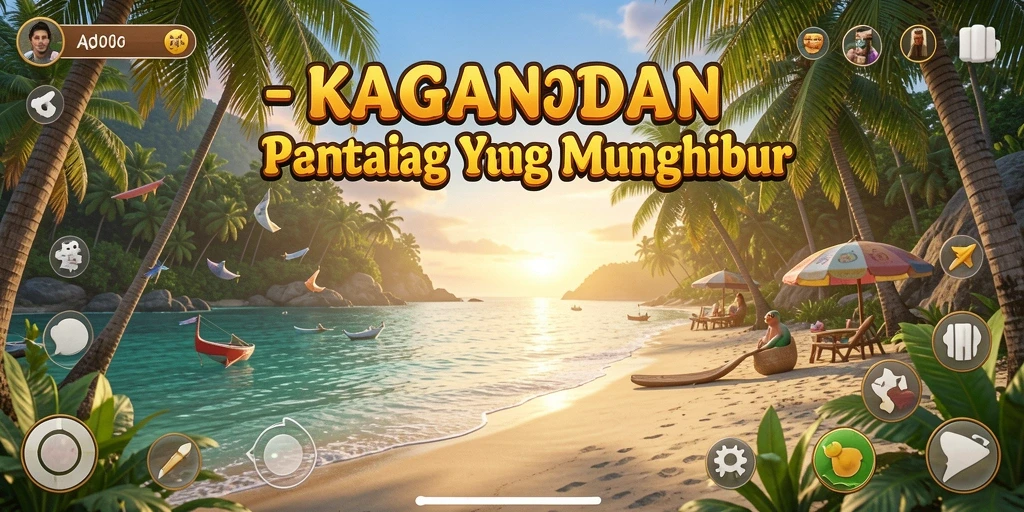 Tangkapan layar KAGANDAN yang menunjukkan gameplay casual yang seru.