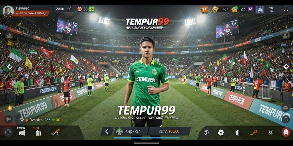 Tampilan utama bermain taruhan olahraga di TEMPUR99.