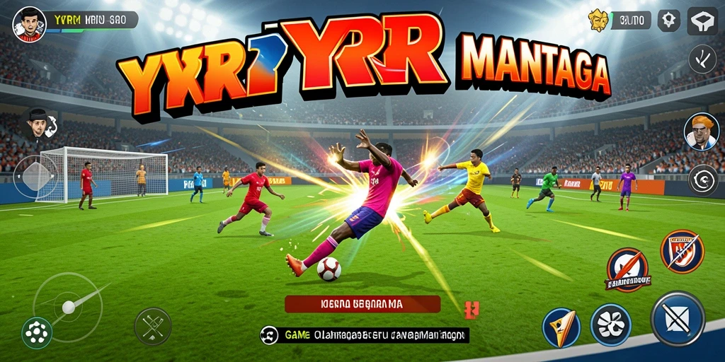 Tampilan gameplay <strong>YYRR</strong> yang dinamis dan penuh aksi di lapangan.